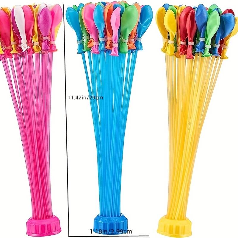 Magic Water Filling Balloon, 111 Pcs Water Balloons Bomb, Children Water War Game Kit, Latex Water Balloon Outdoor Toy, Water Balloon For Summer Toy, Rapid Filling Water Balloon Magic Water Filling Balloon, 111 Pcs Water Balloons Bomb, Children Water War Game Kit, Latex Water Balloon Outdoor Toy, Water Balloon For Summer Toy, Rapid Filling Water Balloon